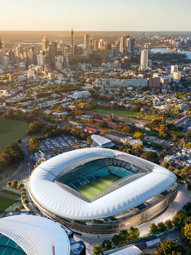 The plan for Allianz stadium.