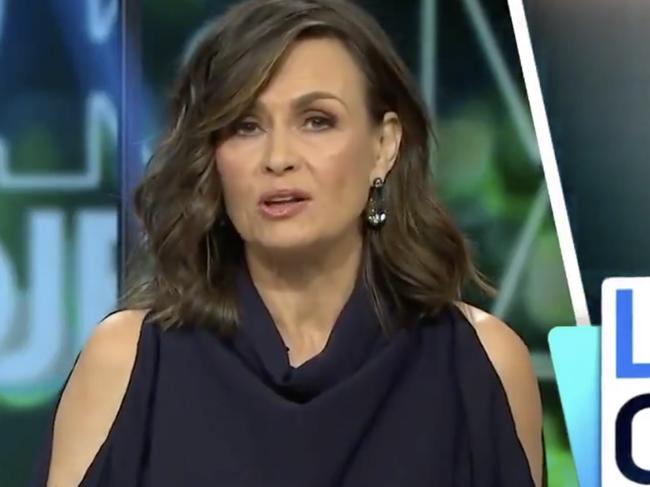 Lisa Wilkinson on The Project. Picture: Channel 10