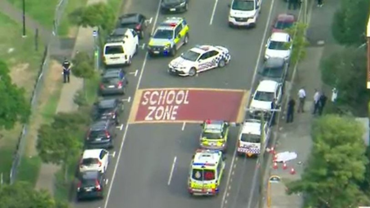 Police have shot dead a man in his 20s after he allegedly threatened them with a knife in South Brisbane. Picture: Ch9 Brisbane