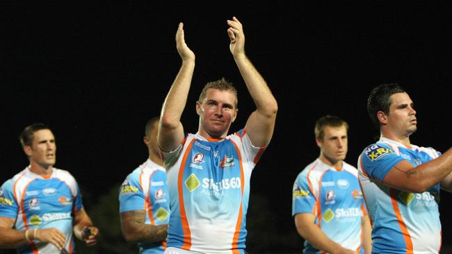 Northern Pride vs. Brisbane Norths at Barlow Park. Captain Chris Sheppard says good bye after winning his last game at Barlow Park.