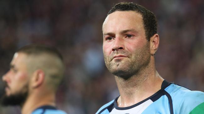 NSW's Boyd Cordner didn’t want to see Daley go. Picture: Brett Costello