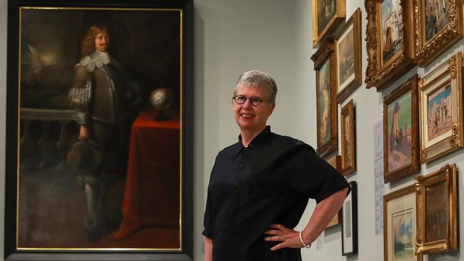 Curator Ann Stephen at the new Chau Chak Wing Museum at Sydney University. Picture:Justin Lloyd