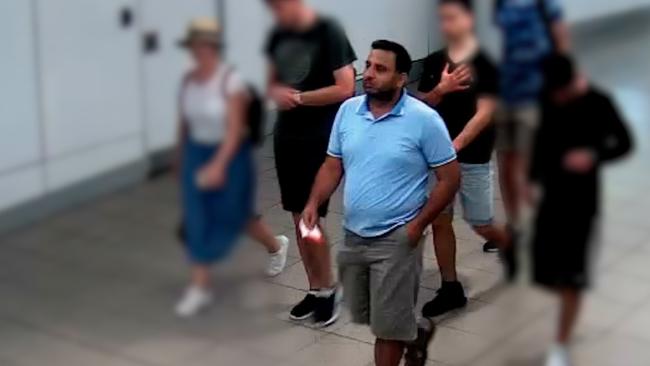 Rajwinder Singh at the Sydney Airport before boarding a flight for India on Tuesday, October 23, 2018. Picture: Queensland Police