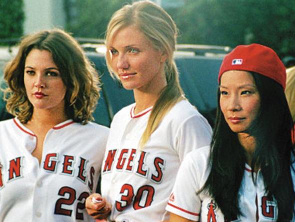 2002 : Actors (L-R) Drew Barrymore, Cameron Diaz & Lucy Liu in 2002 film 