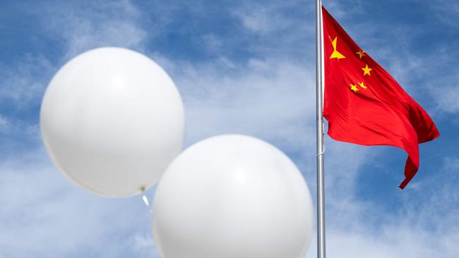 Taiwan has detected six Chinese balloons off the island. Picture: AFP