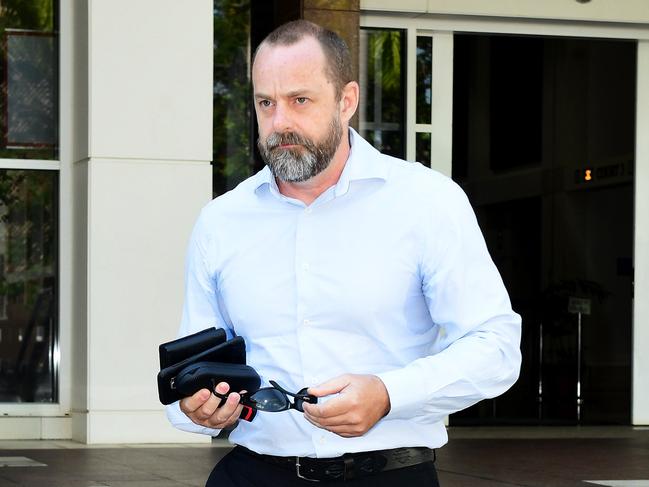 *NO BYLINE*Edgar Maxwell Hayden leaves the NT Supreme Court on Friday, after pleading guilty to accessing, possessing and making available child pornography.