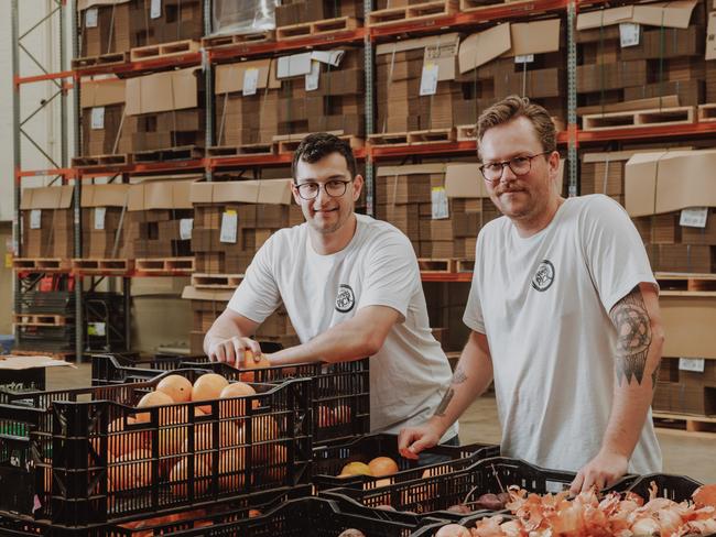 Farmers Pick co-founders Josh Brooks-Duncan and Josh Ball Picture Supplied