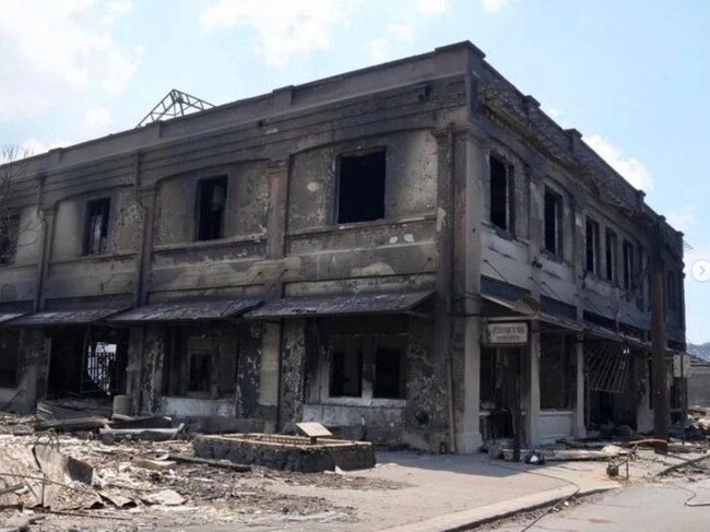 Fleetwood's on Front St. is a restaurant and bar owned by rock and roll icon Mick Fleetwood in Maui, Hawaii, has been destroyed by fire. Source – Instagram