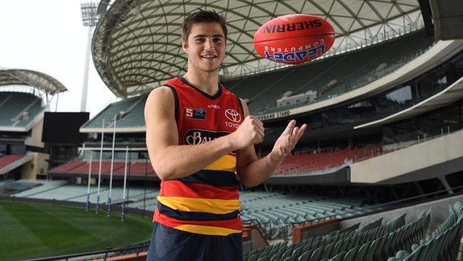 Ollie Davis moved from Tasmania to play in the SANFL. Picture: Tom Huntley