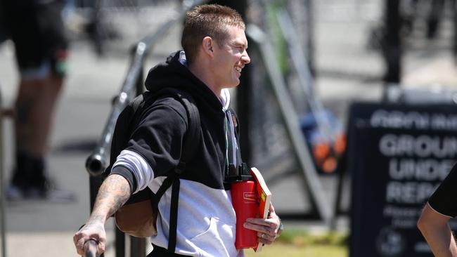 Collingwood star Dayne Beams at training at the Holden Centre. Picture: Twitter/@CollingwoodFC