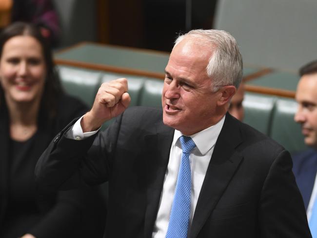 Australian Prime Minister Malcolm Turnbull speaks ahead of the final vote on the Marriage Amendment Bill. Picture: AAP