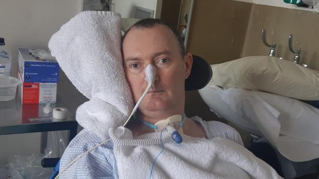 Hamish Pope spent four months in hospital after the accident. Picture: supplied