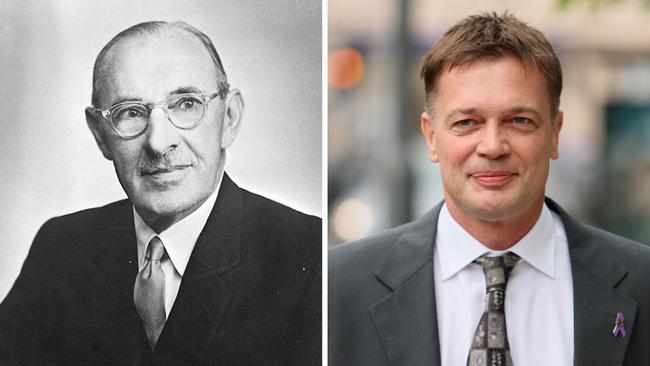 Two medical men with profound impacts on vaccination, Sir Norman Gregg (left) and Andrew Wakefield (right).