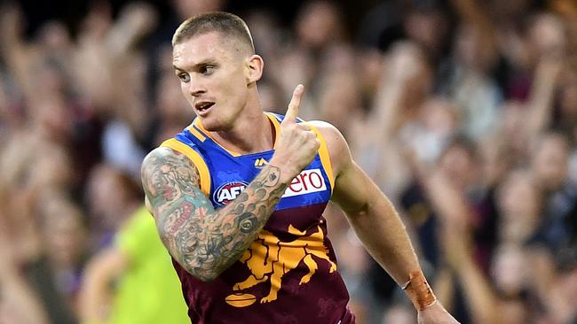 Dayne Beams will add goalkicking power to Collingwood’s midfield. Picture: Getty