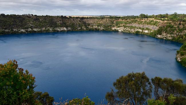 Mount Gambier’s Blue Lake. Picture: Bianca De Marchi