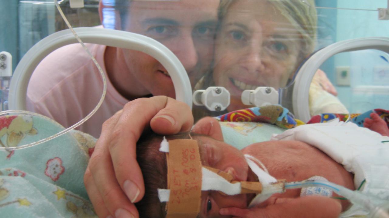 Sophie and Ash Smith with their son Jasper. Picture: Supplied/ Sophie Smith.