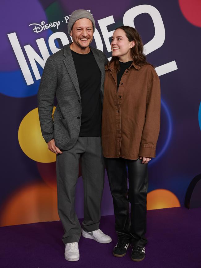 TV personality couple Rob Mills and Georgia Tunne. Picture: Justin Lloyd.