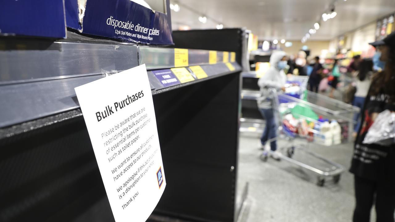 Coronavirus panic buying in March saw demand for items like toilet paper spike, but shoppers also bought up big in coffee. Picture: Dylan Robinson