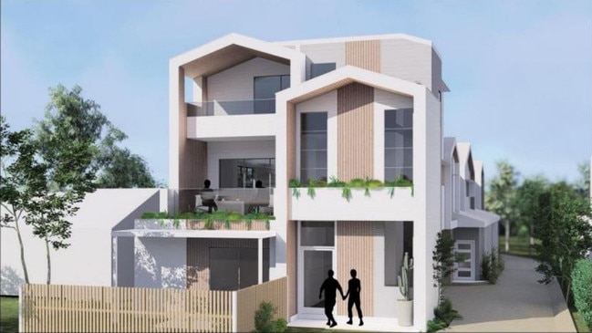 Plans have been lodged to knock down the existing dwelling at 52 Anzac Rd, Long Jetty and build townhouses. Picture: supplied