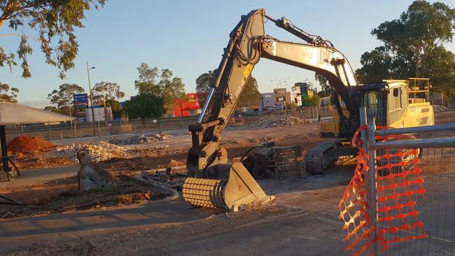 The Grenville Centre has been demolished at Elizabeth to make way for a luxury hotel. Picture: COLIN JAMES