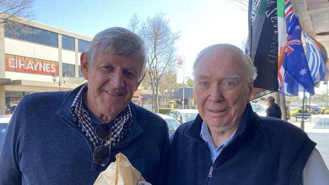 Dubbo friends Paul Roe and Tom Toohey. Photo: Tijana Birdjan