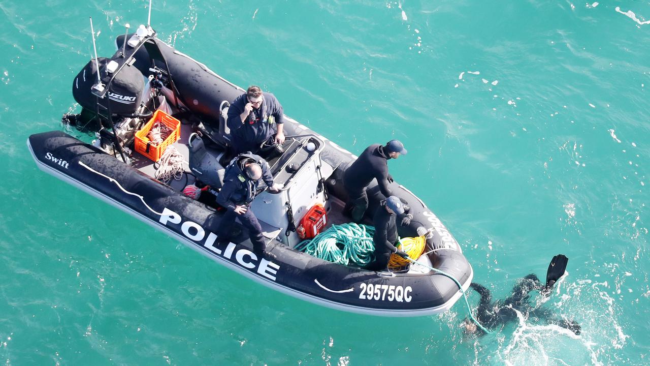 The search for the missing Yak-52 plane around South Stradbroke Island (Jumpinpin) where the pilot and passenger on board are still missing. Picture: NIGEL HALLETT