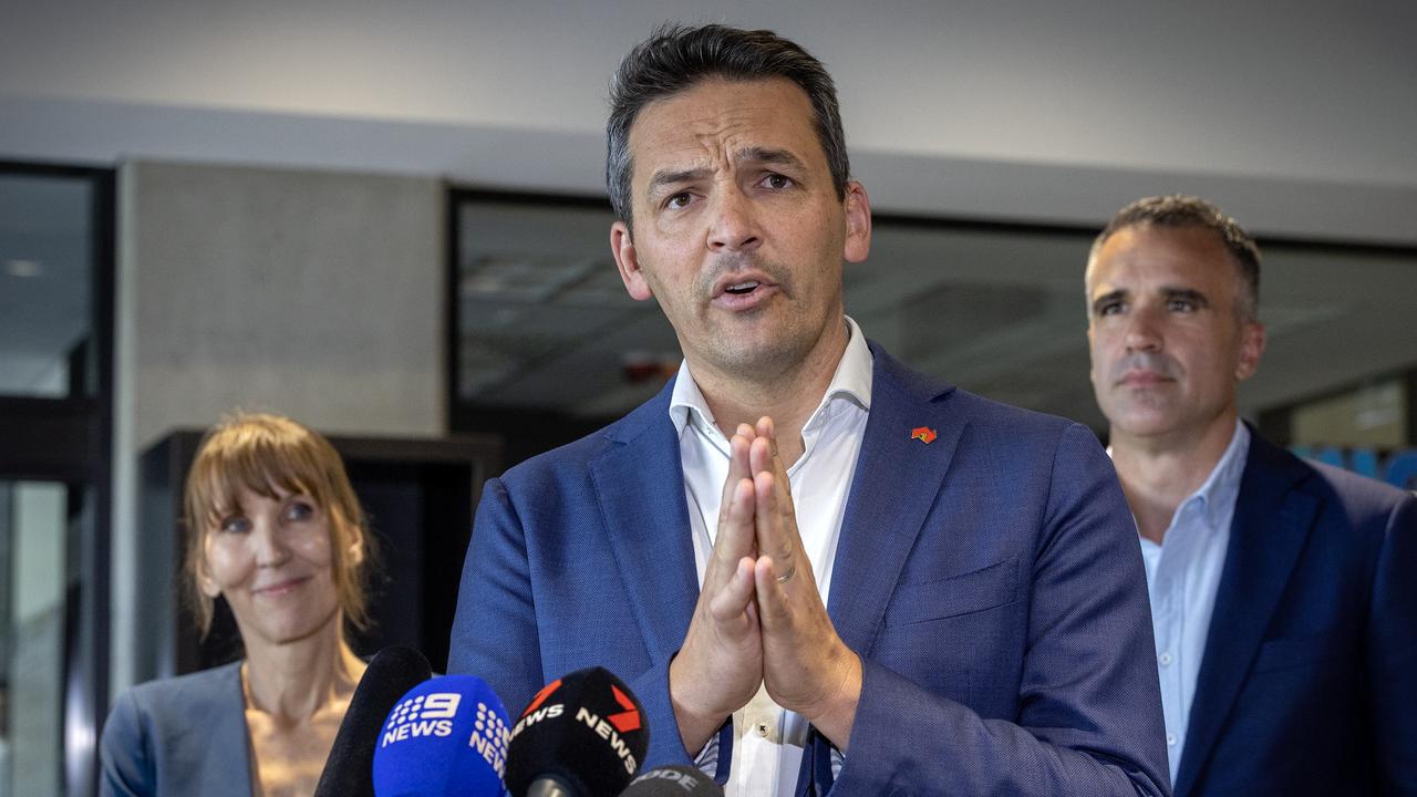 Education Minister Blair Boyer says schools should not be reluctant to hire security guards if needed. Picture: Emma Brasier