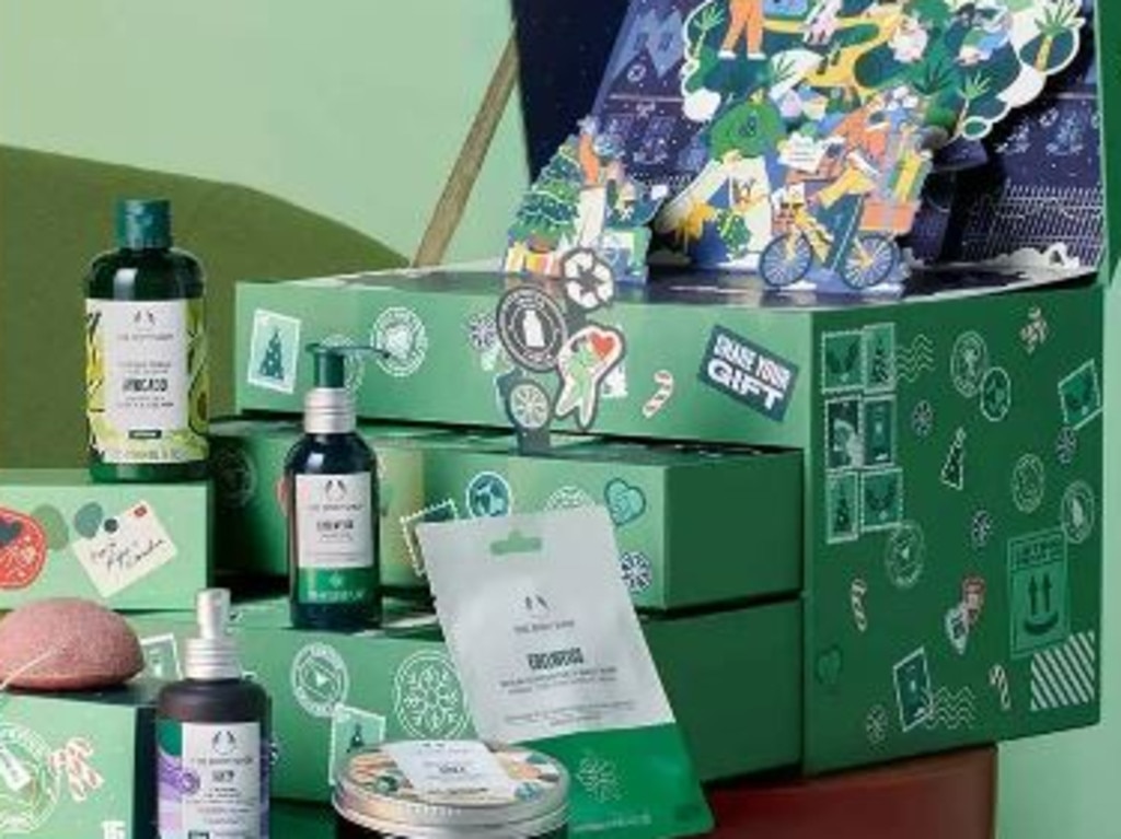 Save 20 per cent off Body Shop advent calendar.