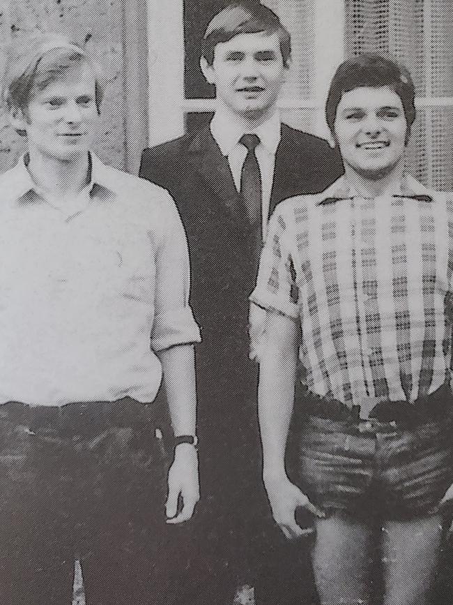 Dittrich (centre) aged 22 before he became Jack Barsky. Picture: Supplied