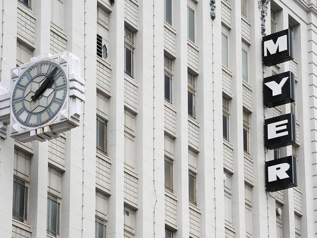 Myer will continue to operate online despite shutting its brick and mortar stores. Picture: Bloomberg News