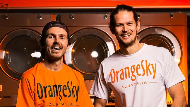 Orange Sky co-founders Nic Marchesi and Lucas Patchett