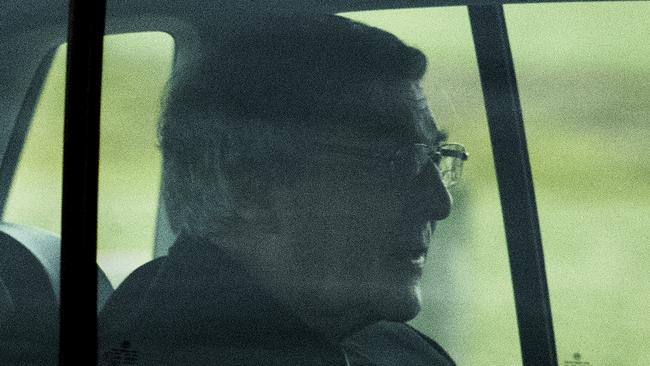 George Pell leaves HM Prison Barwon in Geelong, Tuesday, April 7, 2020