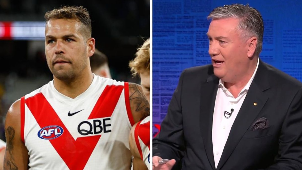 Lance Franklin and Eddie McGuire.