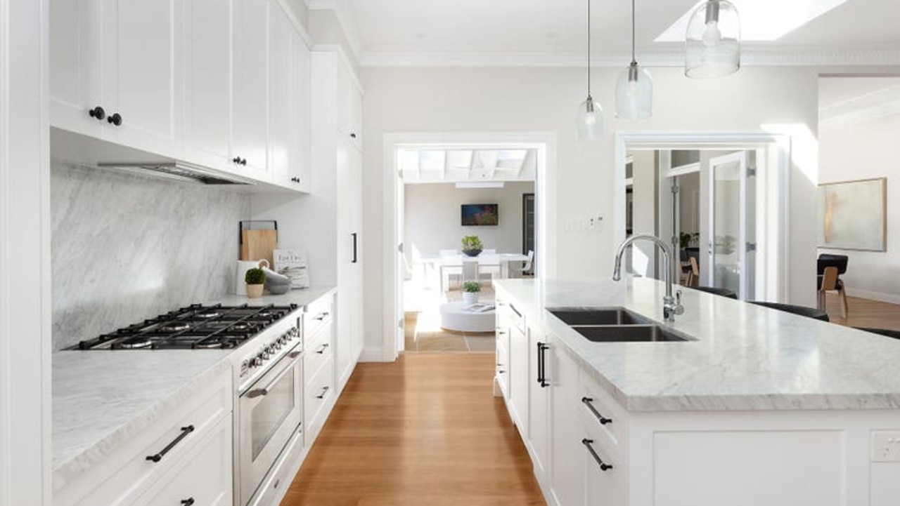 Among the attractions are a French provincial stone kitchen with scullery.