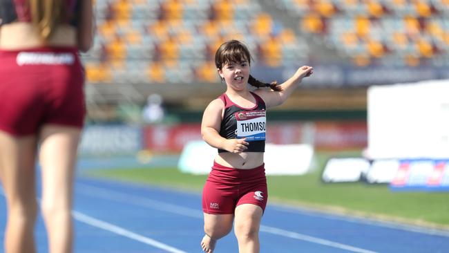 NATHAN AUSTRALIA Friday 6th December 2024 - Australian All Schools Championships at QSAC in Brisbane - U/15 Girls Para 100 metres Picture David Clark