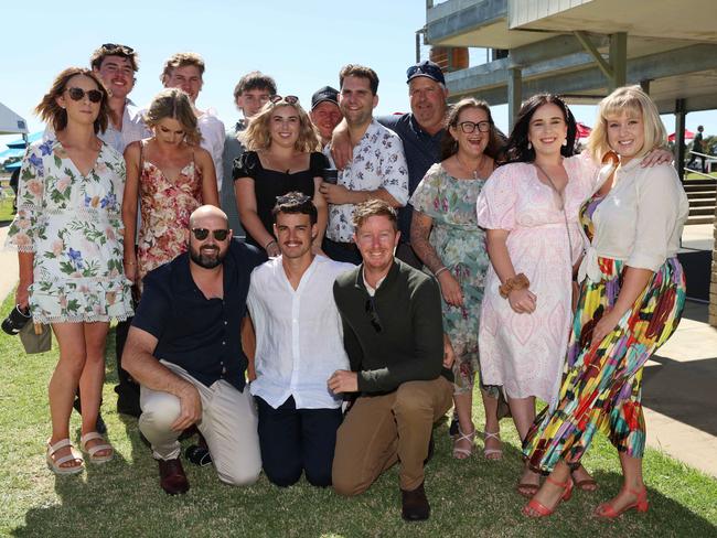 BAIRNSDALE, AUSTRALIA – MARCH 22 2024 The Orbost Club Hotel Gang attend the Bairnsdale Cup race day. Picture: Brendan Beckett