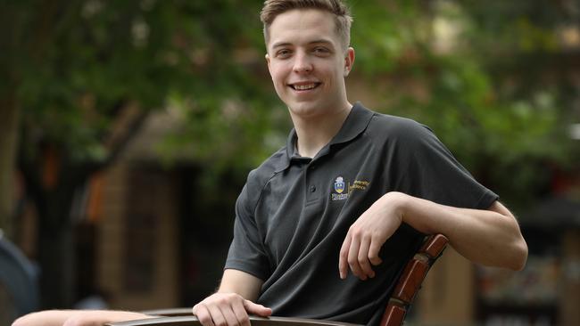 Flinders University exercise science student Joel Sweet. Picture: Dean Martin