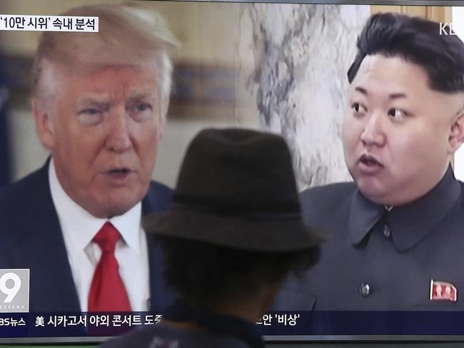 President Donald Trump and North Korean leader Kim Jong Un. Picture: AP
