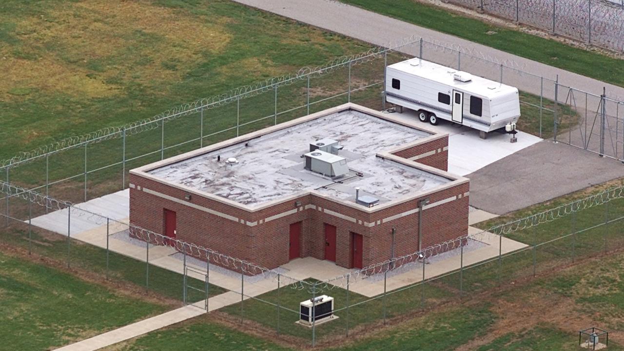 Montgomery is on death row at Terre Haute federal penitentiary in Indiana (above, the execution house) and will be the first female federal case put to death in 67 years.