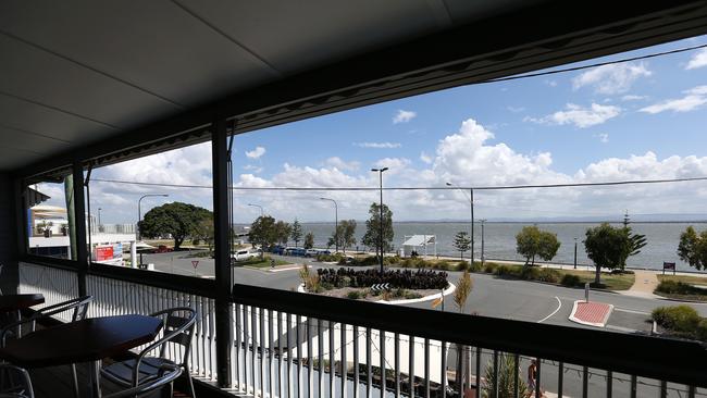 The view from the Belvedere Hotel at Woody Point. Picture: Josh Woning.