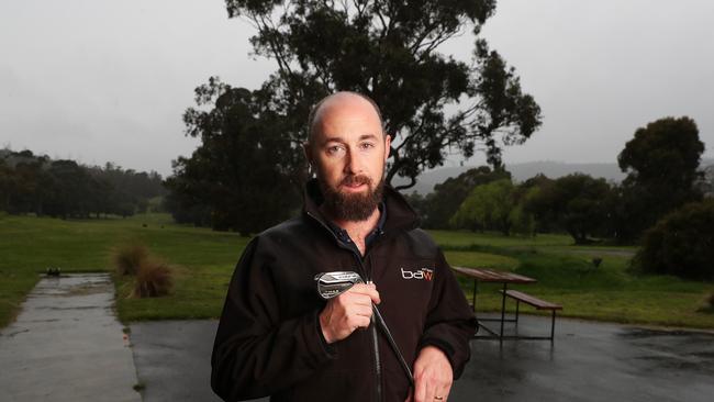 Pat McMahon Clarence Council resident and member of Rosny Golf Club till the day the course closed. He is still hopeful the golf course can be saved from permanent closure. Picture: Nikki Davis-Jones