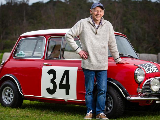 Graeme Urch with his rare and internationally significant BMC Works Cooper S Mini.