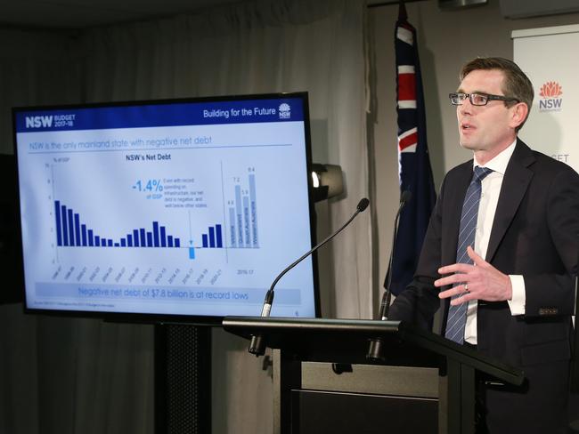 The budget contains a giant increase in health and education infrastructure. Picture: Richard Dobson