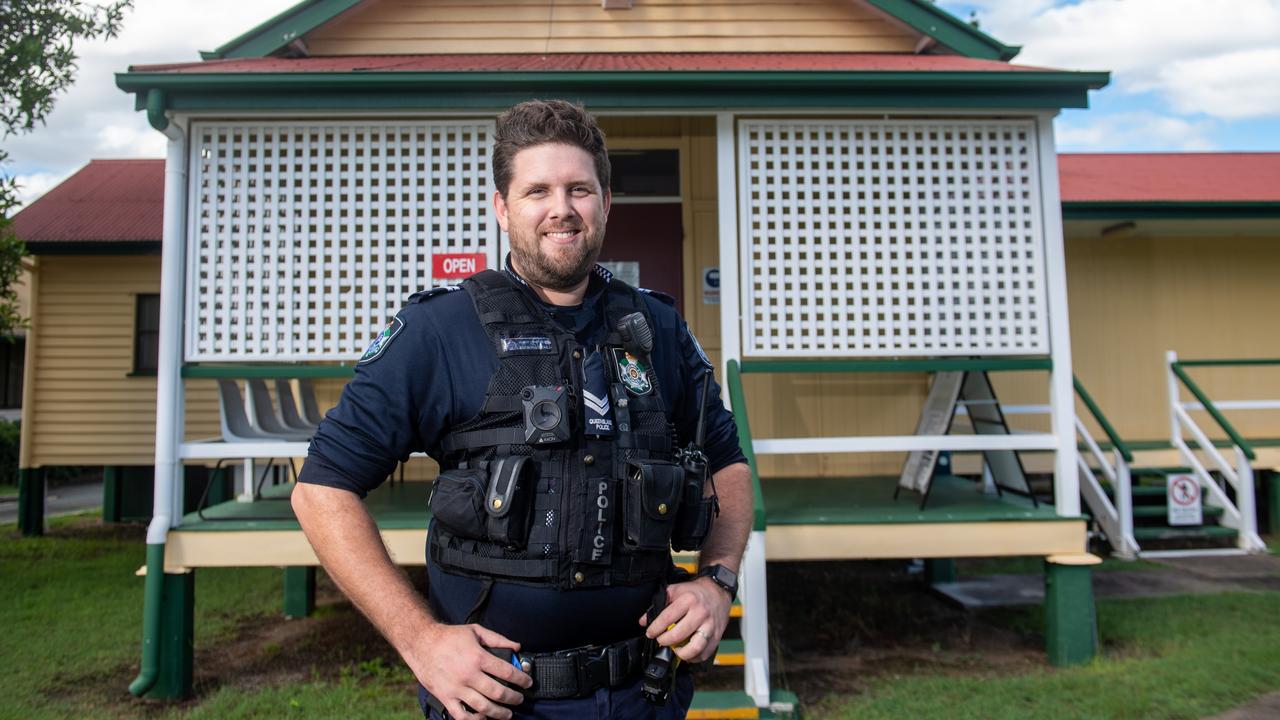 Toogoolawah Police's newest officer senior constable Justin Willcocks. PHOTO: Ali Kuchel