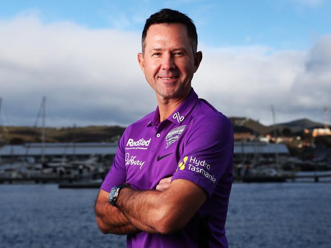 Former Australian cricket test captain and Hurricanes head of strategy Ricky Ponting in Hobart in 2022. Picture: Nikki Davis-Jones