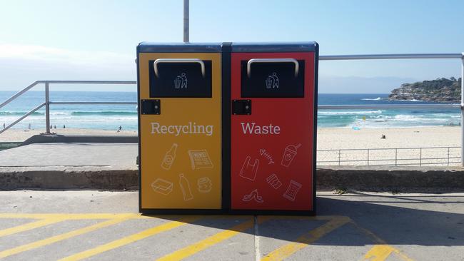 Solar-powered smart bins were installed in Bondi to tackle litter and overflowing bins.