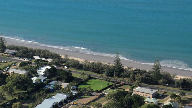 Two people were injured in a boating incident at Woodgate on Easter Sunday. Picture: Above Photography