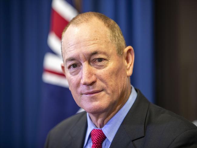 Senator Fraser Anning, who was egged. Picture: AAP