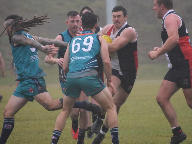 Sawtell Toormina Saints are unbeaten in 2020 after a narrow win over Coffs Harbour Breakers.