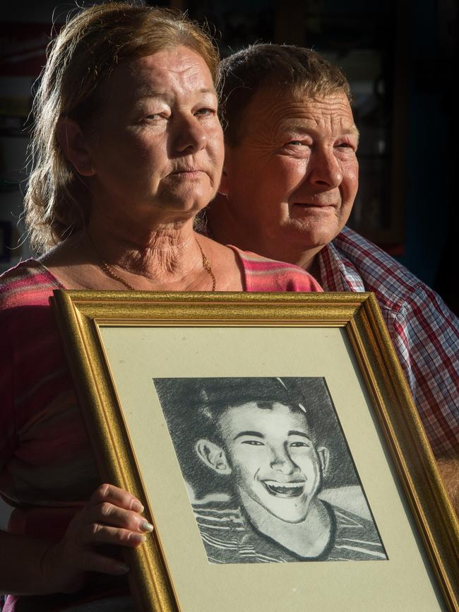 Ricky Balcolme’s family has been looking for answers. Picture Jay Town.